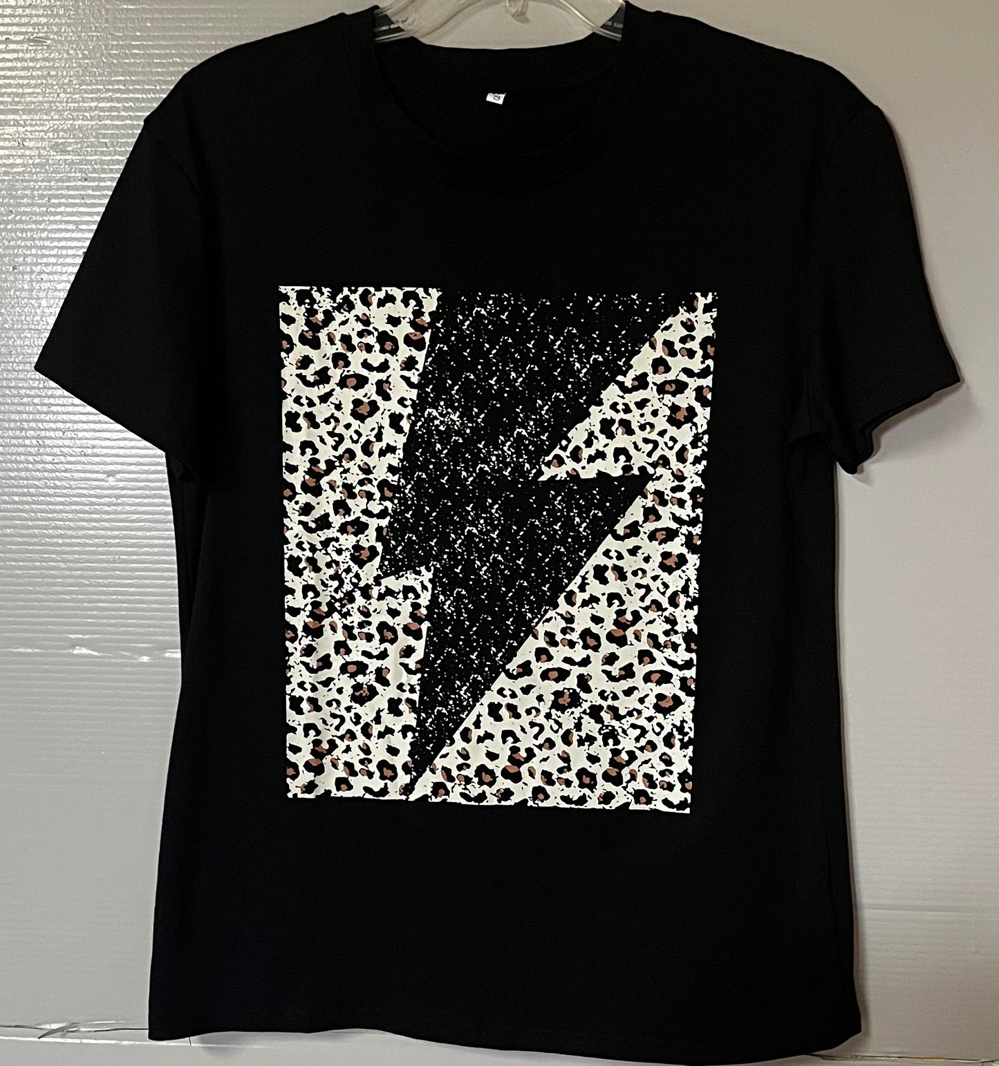 Women’s Black Leopard Tee