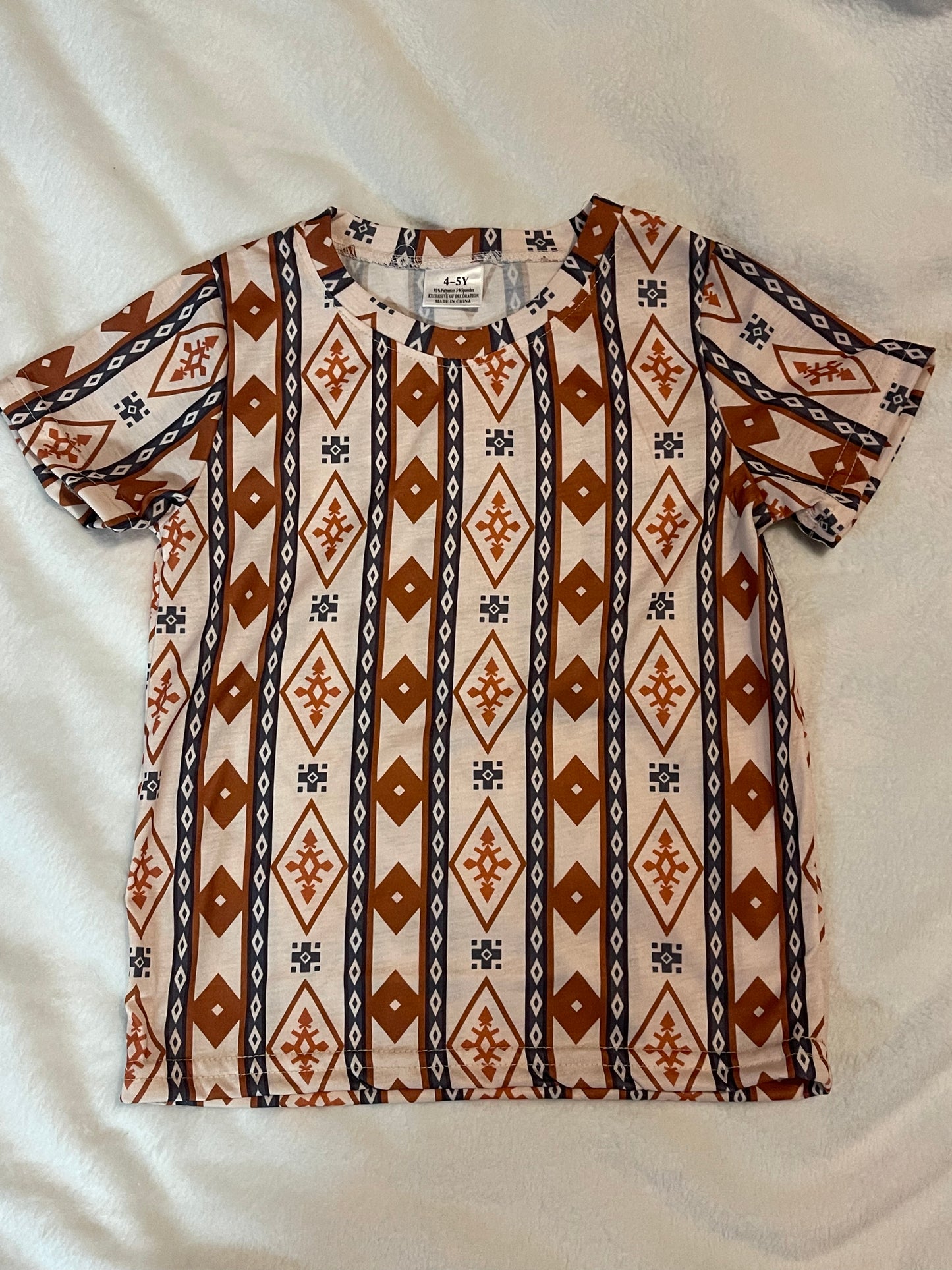 Kids Aztec Print Shirt