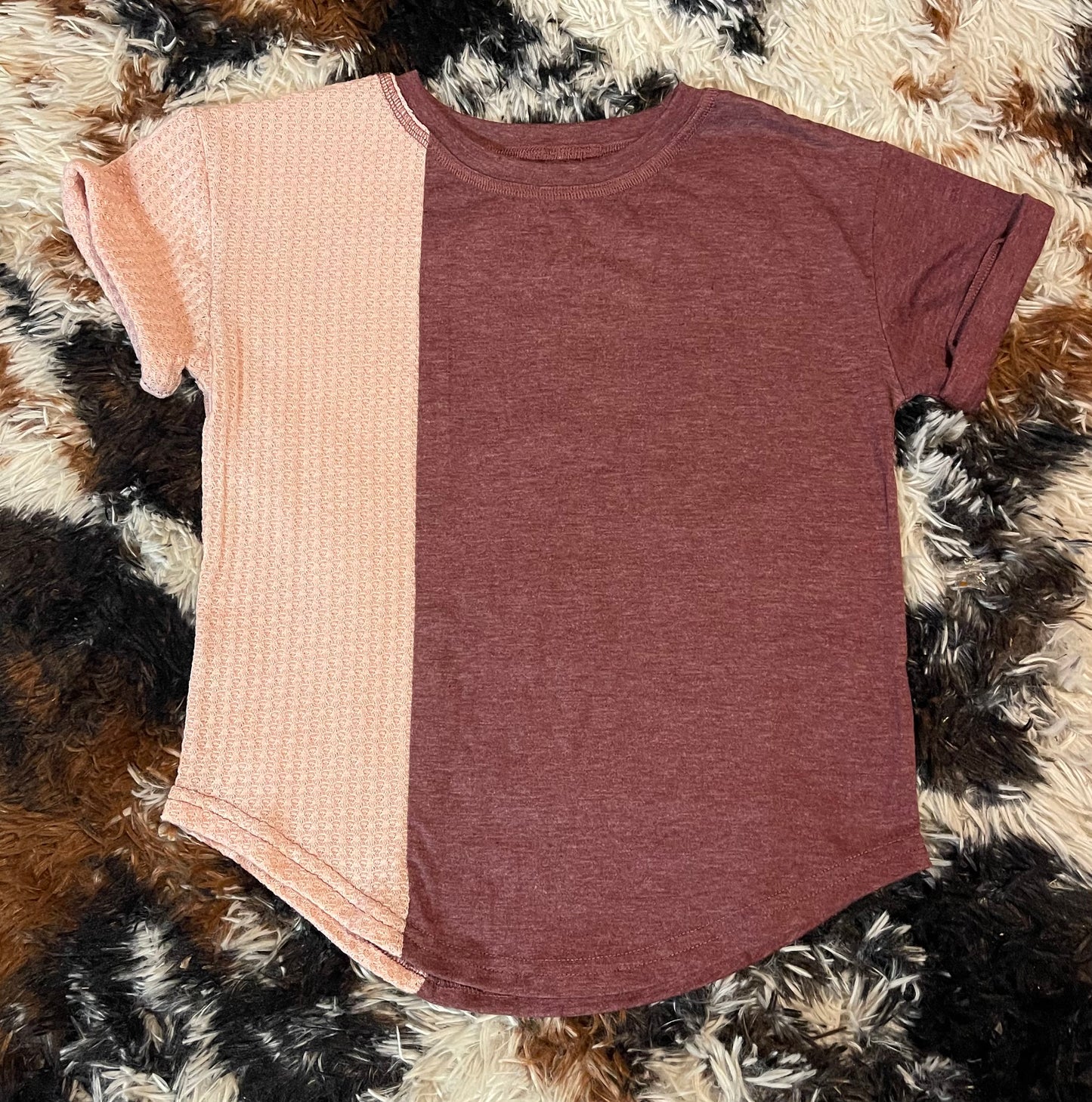 Girls Two Tone Shirt