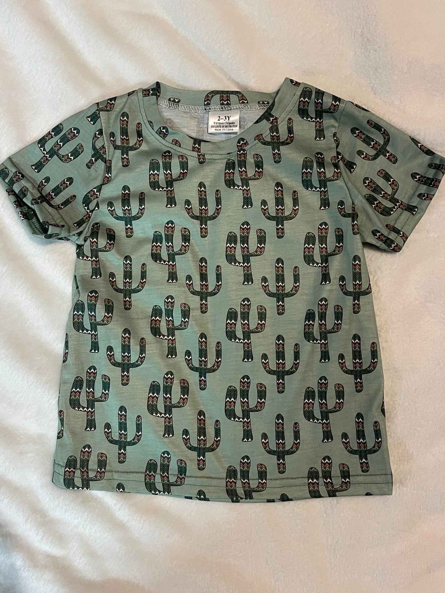 Kids Cactus Print Shirt