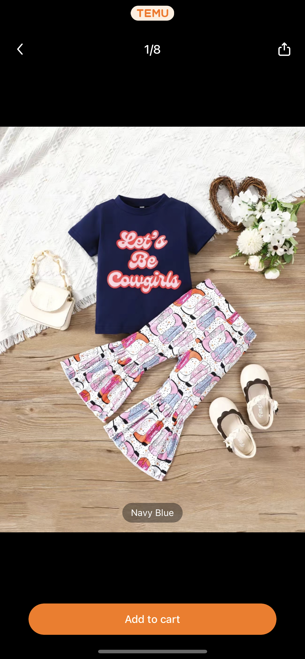 Cowgirls Toddler Set