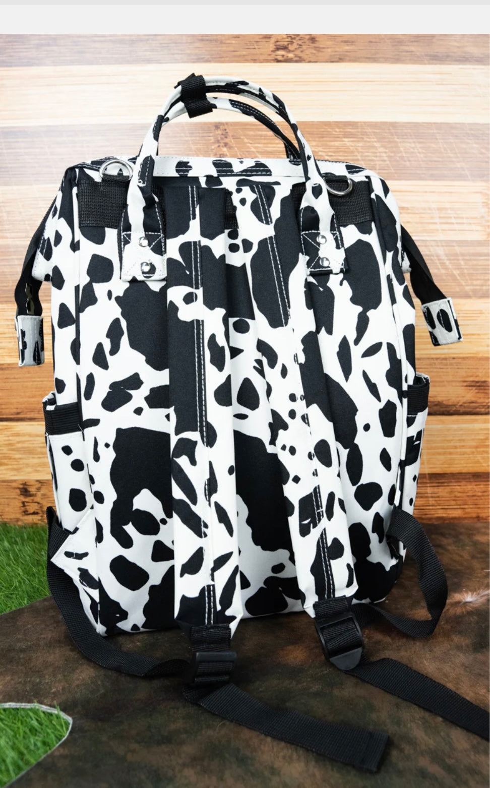 Cow Print Diaper Bag