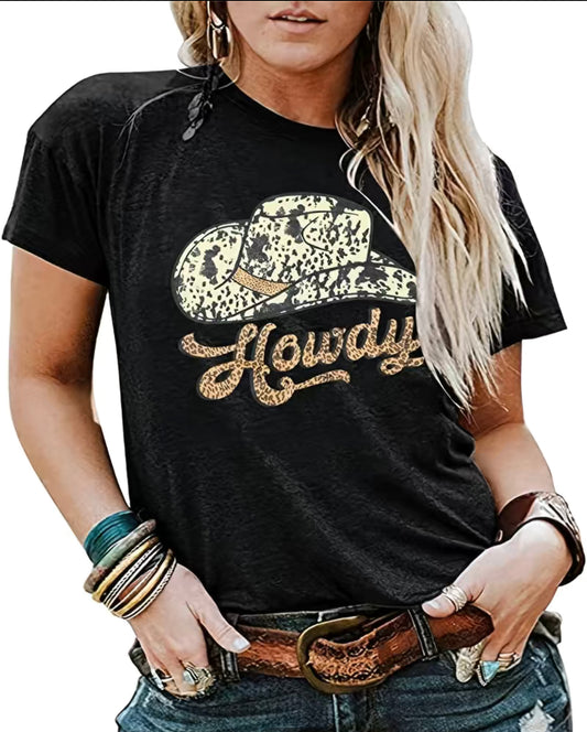 Leopard Howdy T-Shirt