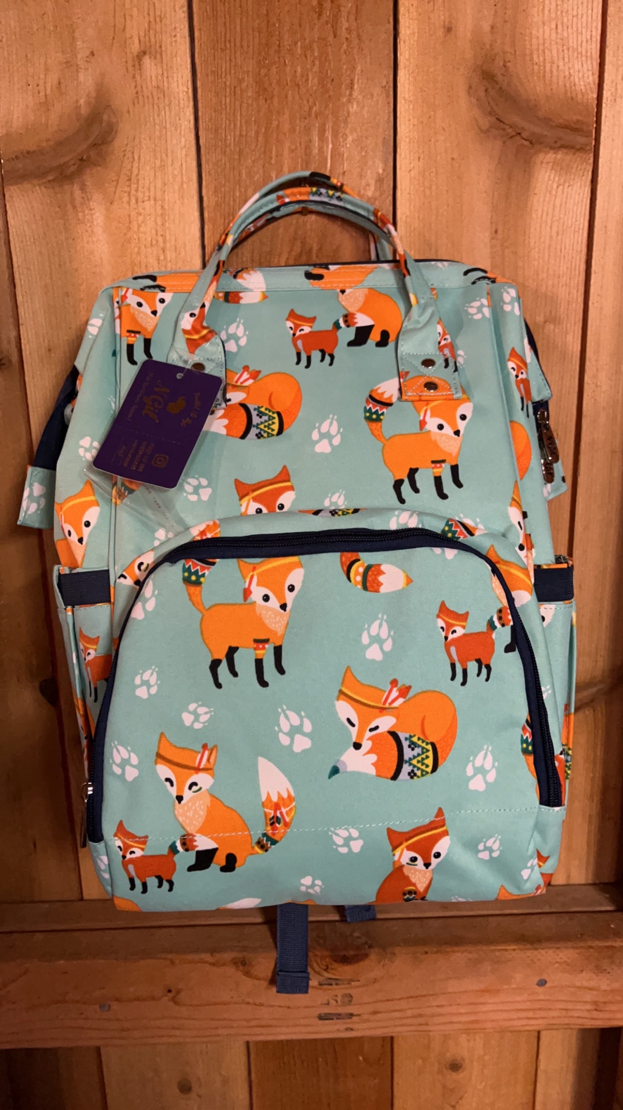 Fox Diaper Bag