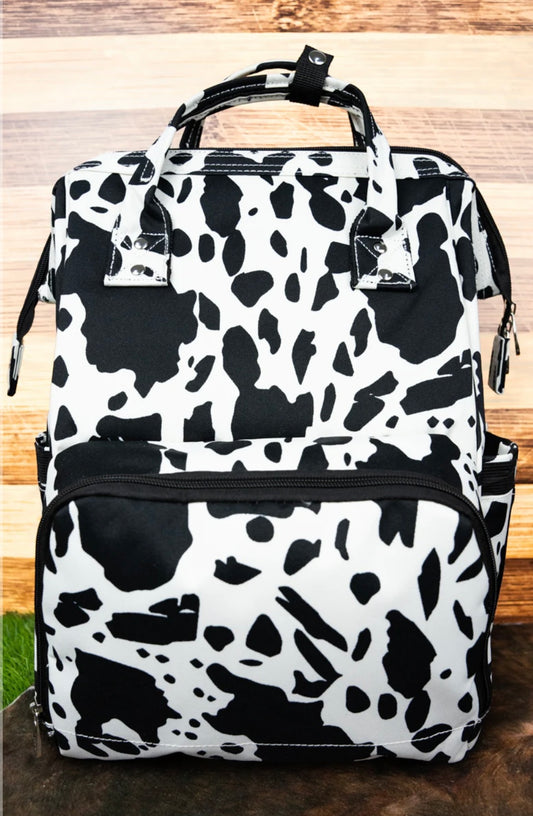 Cow Print Diaper Bag